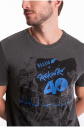 T-Shirt Washed City Of Rock Preto