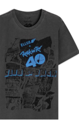 T-Shirt Washed City Of Rock Preto