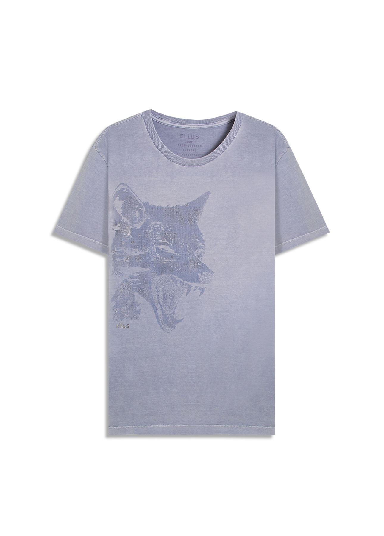 T-Shirt  Washed Coyote Blue Vintage
