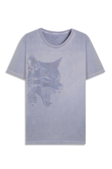 T-Shirt  Washed Coyote Blue Vintage