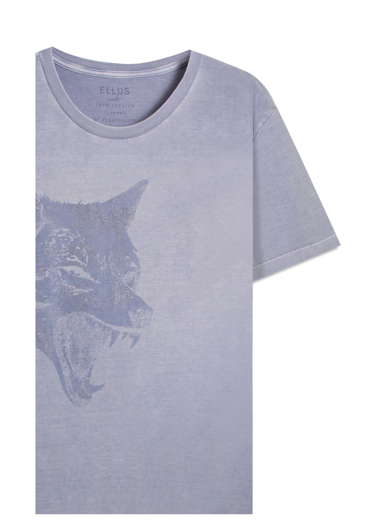 T-Shirt  Washed Coyote Blue Vintage