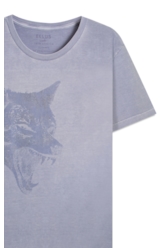 T-Shirt  Washed Coyote Blue Vintage