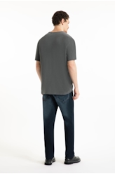T-Shirt Washed Dark Forest Over Preto