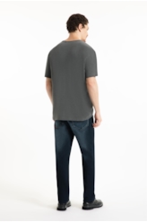 T-Shirt Washed Dark Forest Over Preto