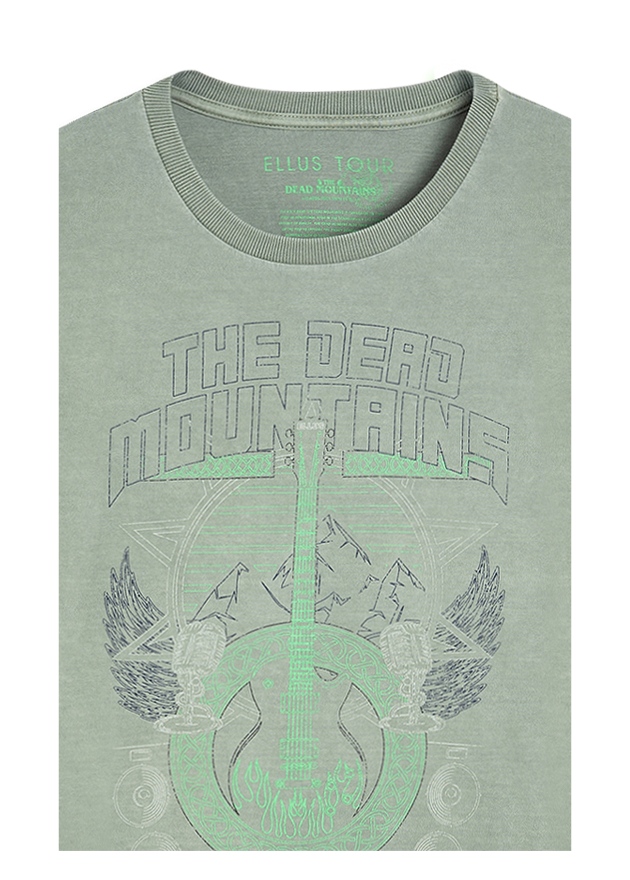 T-Shirt Washed Dead Tour Floresta