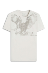 T-Shirt  Washed Eagle Flies Branco