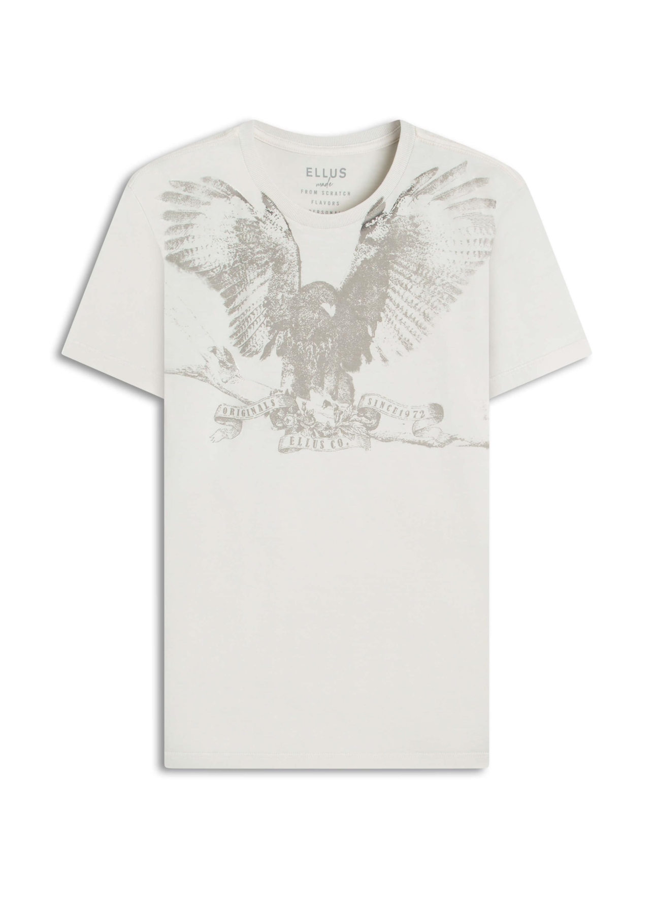 T-Shirt  Washed Eagle Flies Branco