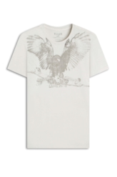 T-Shirt  Washed Eagle Flies Branco