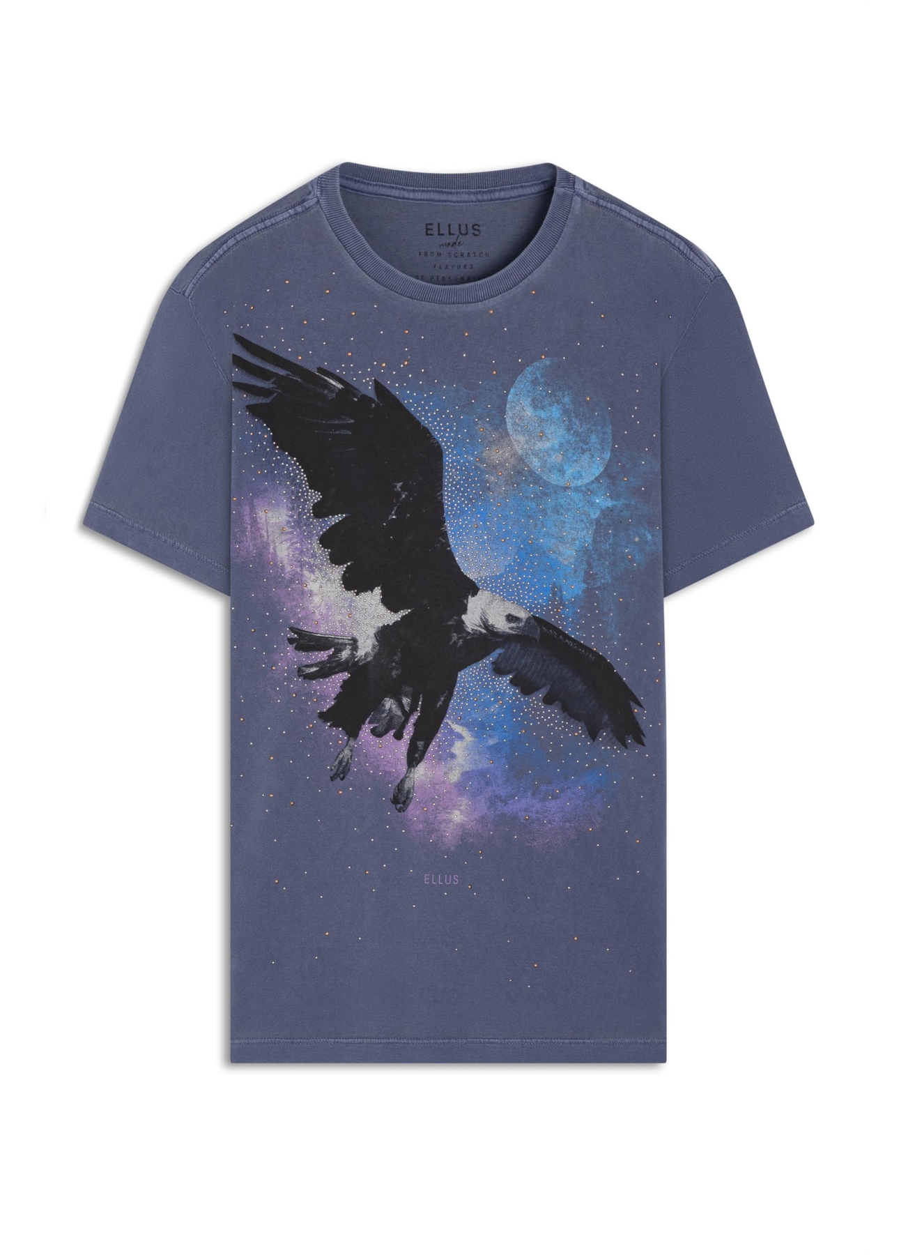 T-Shirt Washed Eagle Nights Classic Dark Navy
