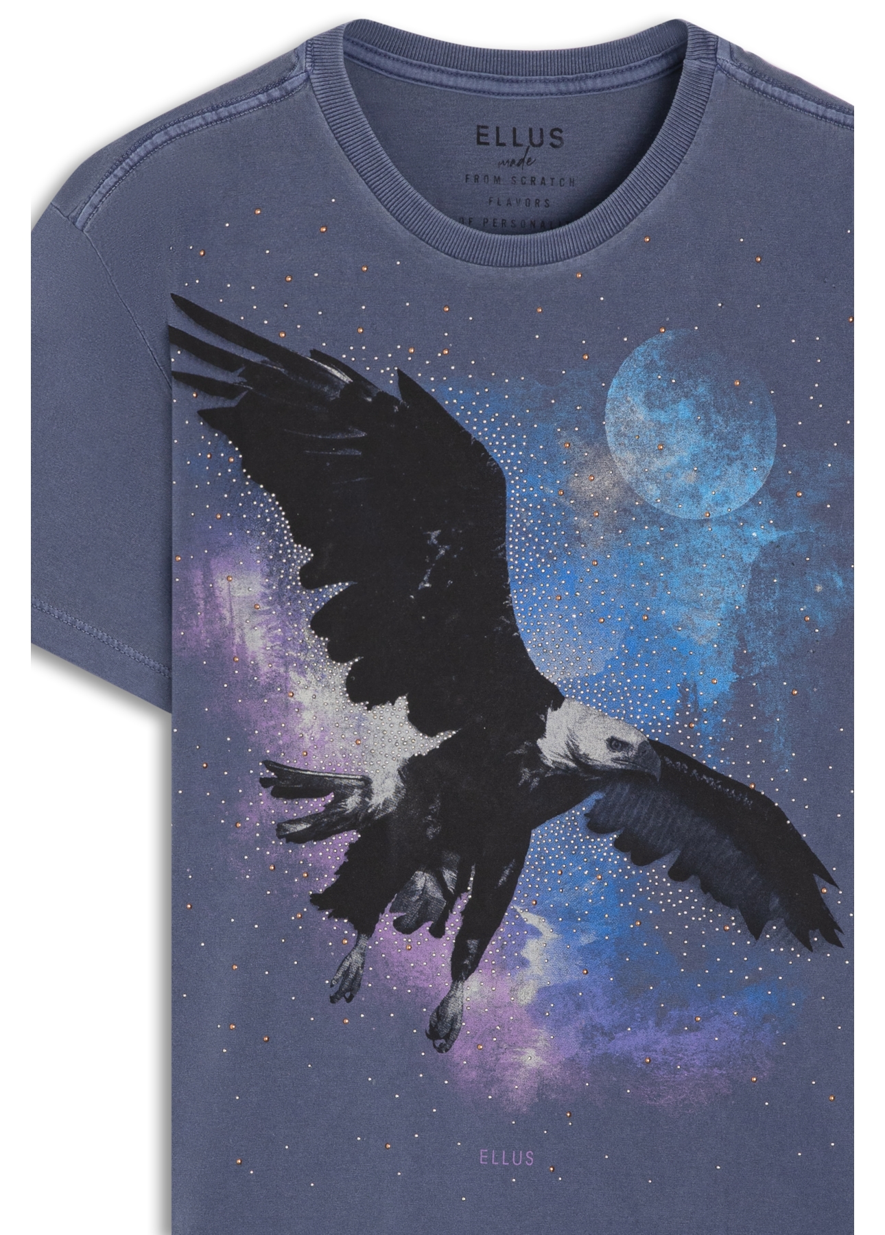 T-Shirt Washed Eagle Nights Classic Dark Navy