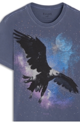 T-Shirt Washed Eagle Nights Classic Dark Navy