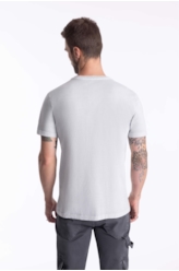 T-Shirt Washed Eagle Tradition Cinza
