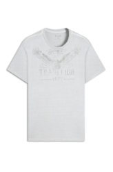 T-Shirt Washed Eagle Tradition Cinza