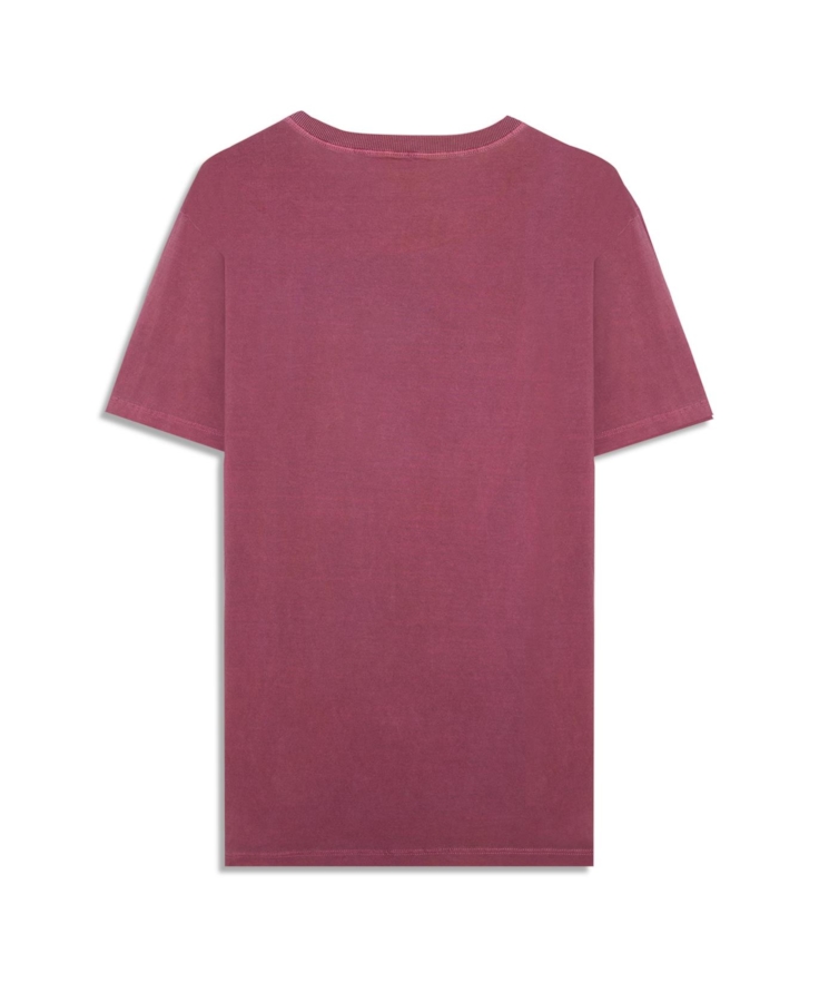 T-Shirt Washed Easa Classic Bordeaux
