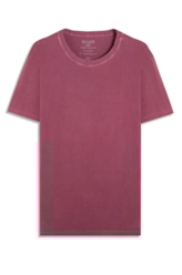 T-Shirt Washed Easa Classic Bordeaux