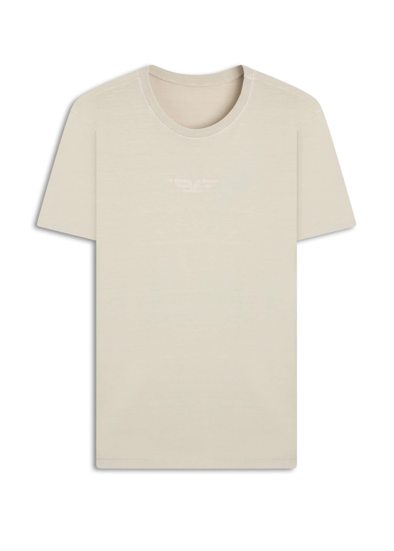 T-Shirt Washed Easa Classic  Cinza Claro
