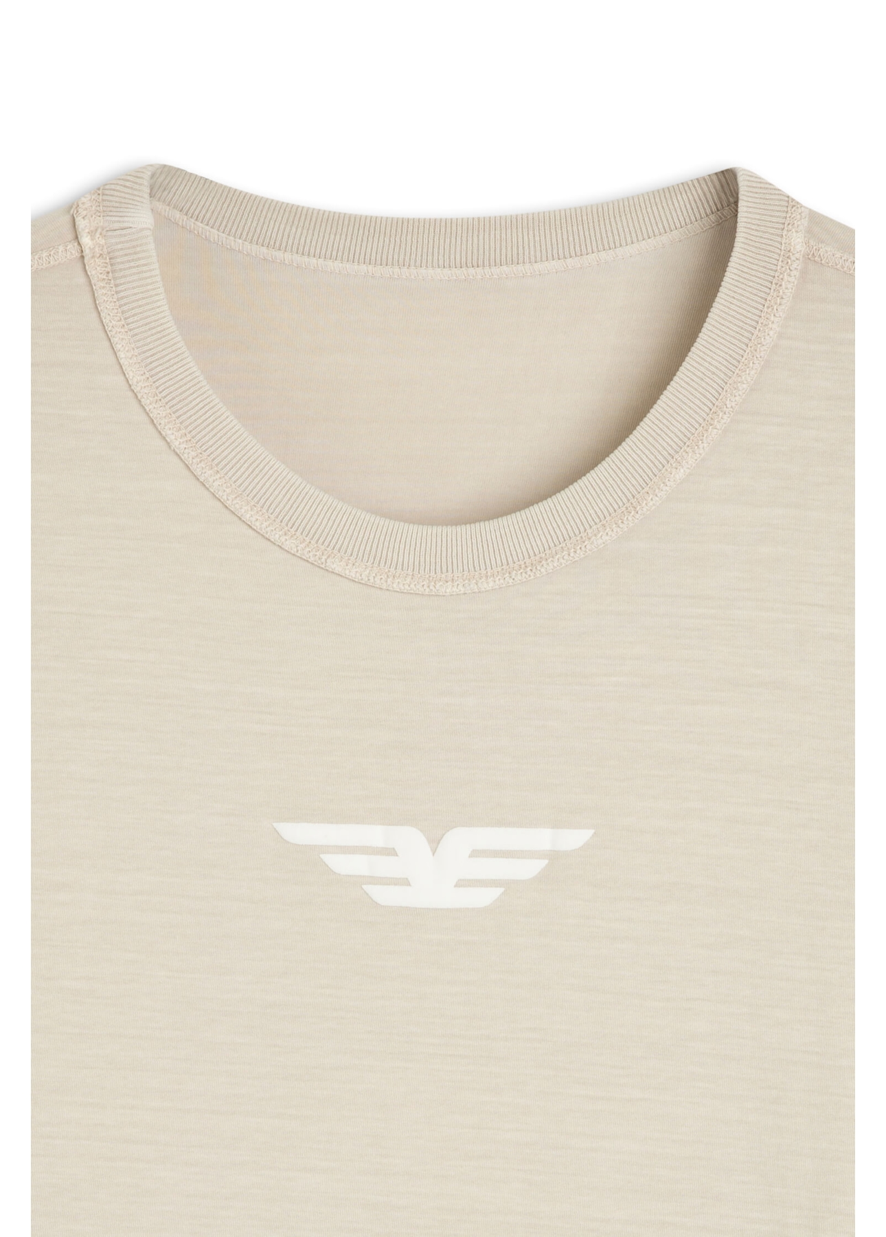 T-Shirt Washed Easa Classic  Cinza Claro