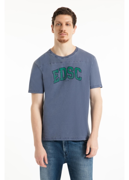 T-Shirt Washed Edsc Ellus Old Purple
