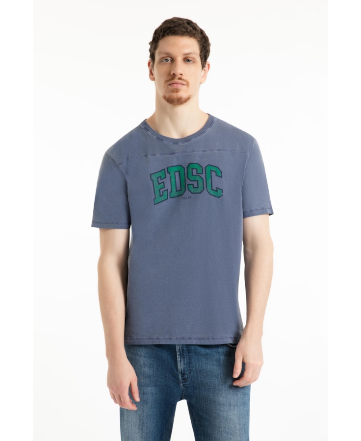 T-Shirt Washed Edsc Ellus Old Purple