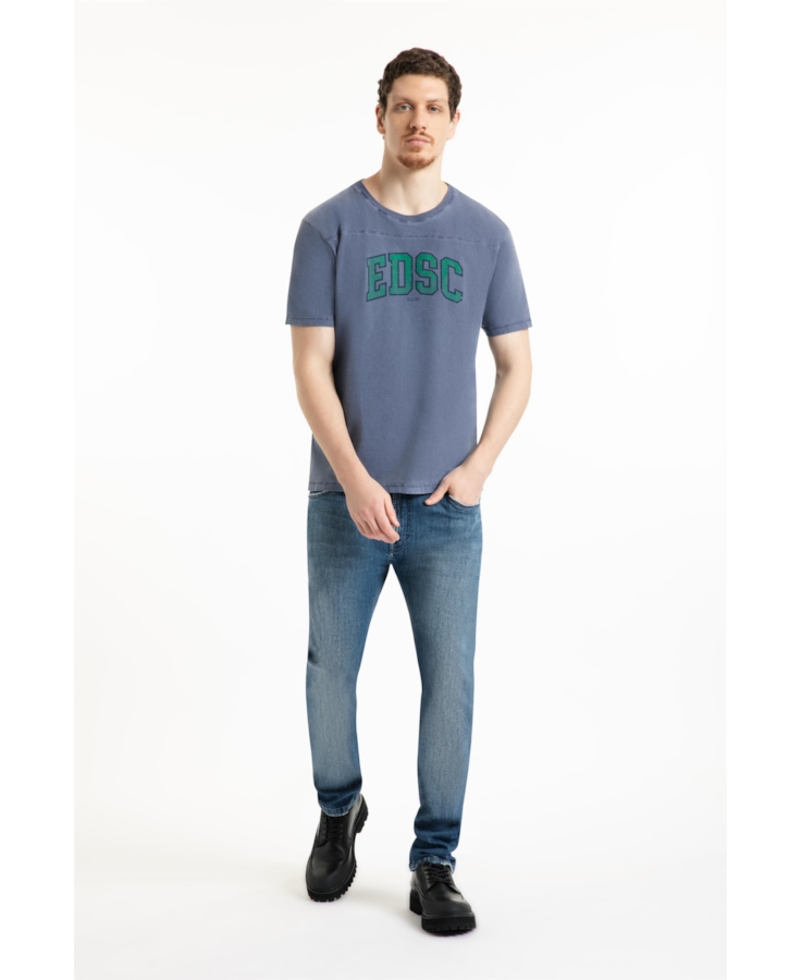 T-Shirt Washed Edsc Ellus Old Purple