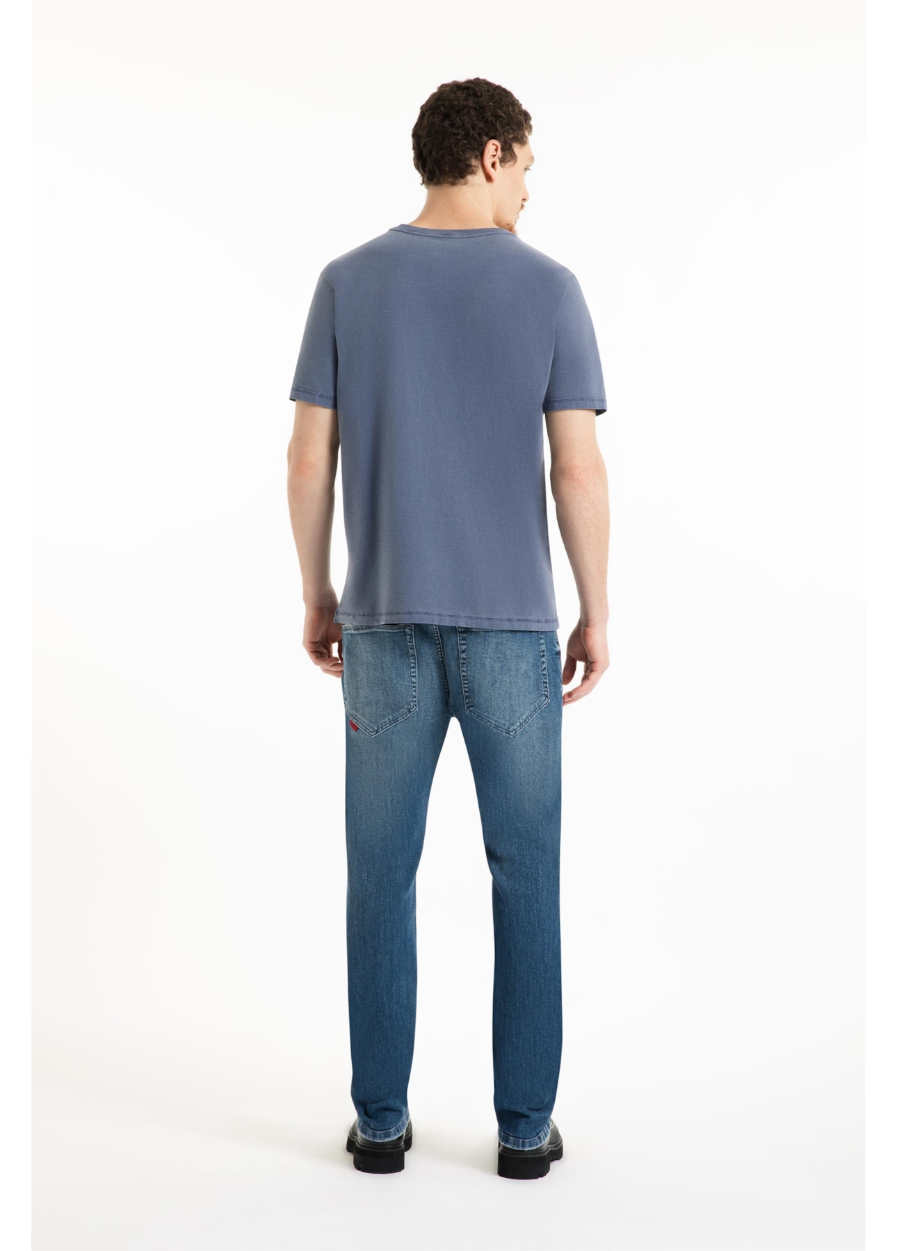 T-Shirt Washed Edsc Ellus Old Purple