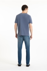 T-Shirt Washed Edsc Ellus Old Purple