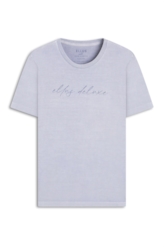 T-Shirt Washed Ellus Blue Vintage
