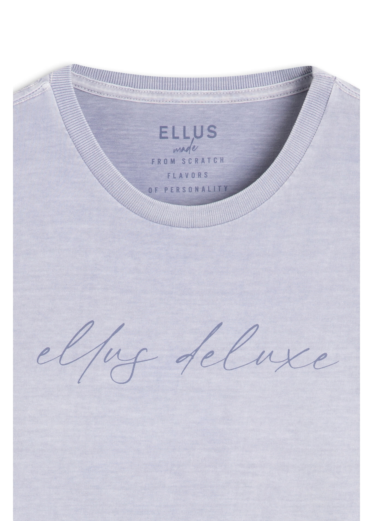 T-Shirt Washed Ellus Blue Vintage