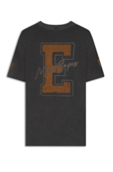 T-Shirt Washed Ellus Camp Preto