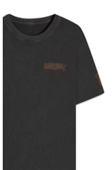 T-Shirt Washed Ellus Camp Preto