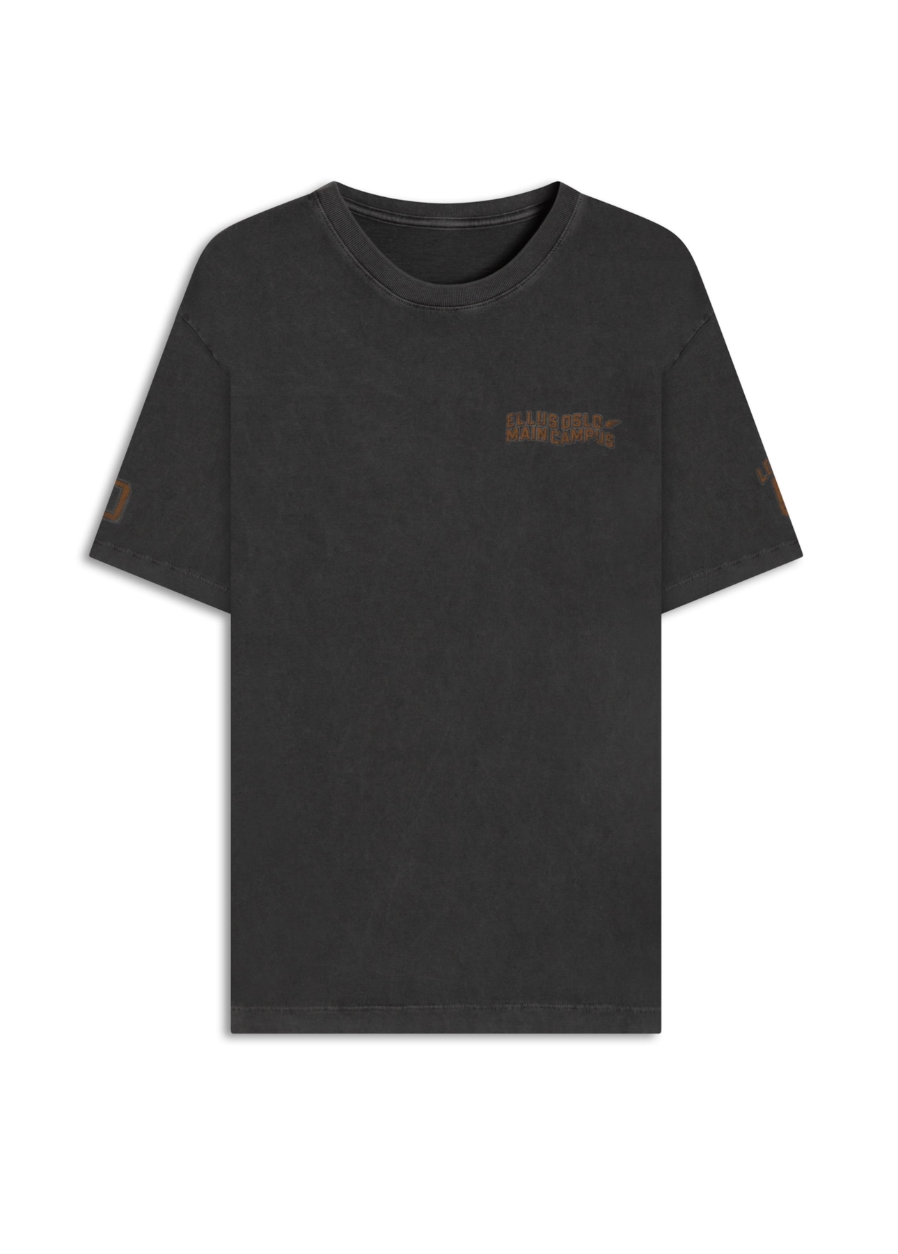 T-Shirt Washed Ellus Camp Preto