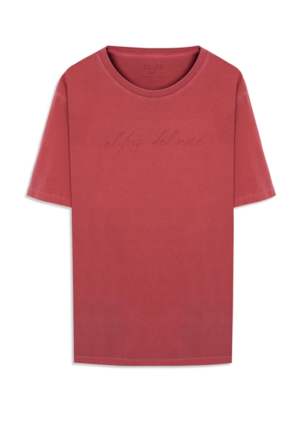 T-Shirt Washed Ellus Cereja