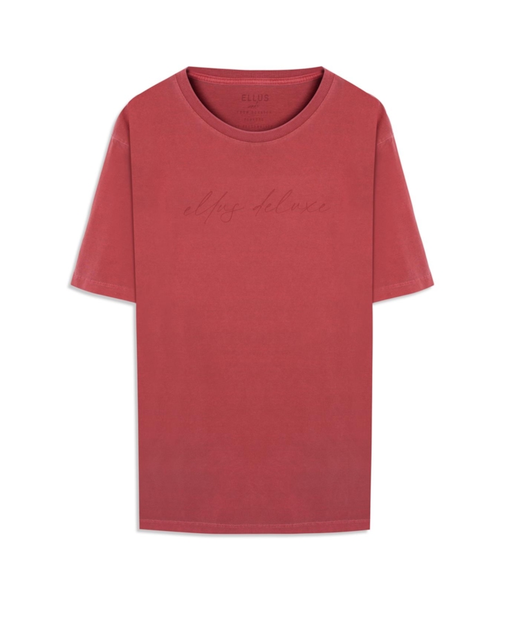T-Shirt Washed Ellus Cereja