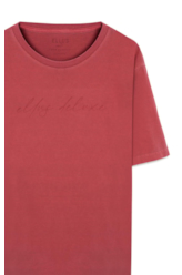 T-Shirt Washed Ellus Cereja