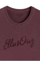 T-Shirt Washed Ellus Classic Bordeaux