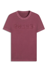T-Shirt Washed Ellus Classic Bordeaux