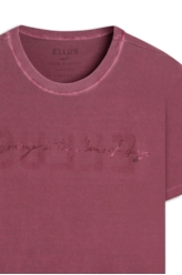 T-Shirt Washed Ellus Classic Bordeaux