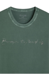 T-Shirt Washed Ellus Classic Verde Jade