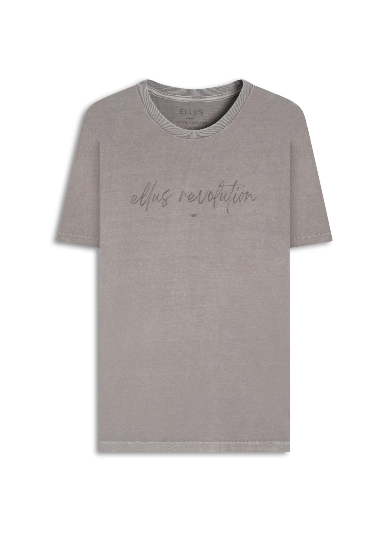 T-Shirt Washed Ellus Dlx Castor