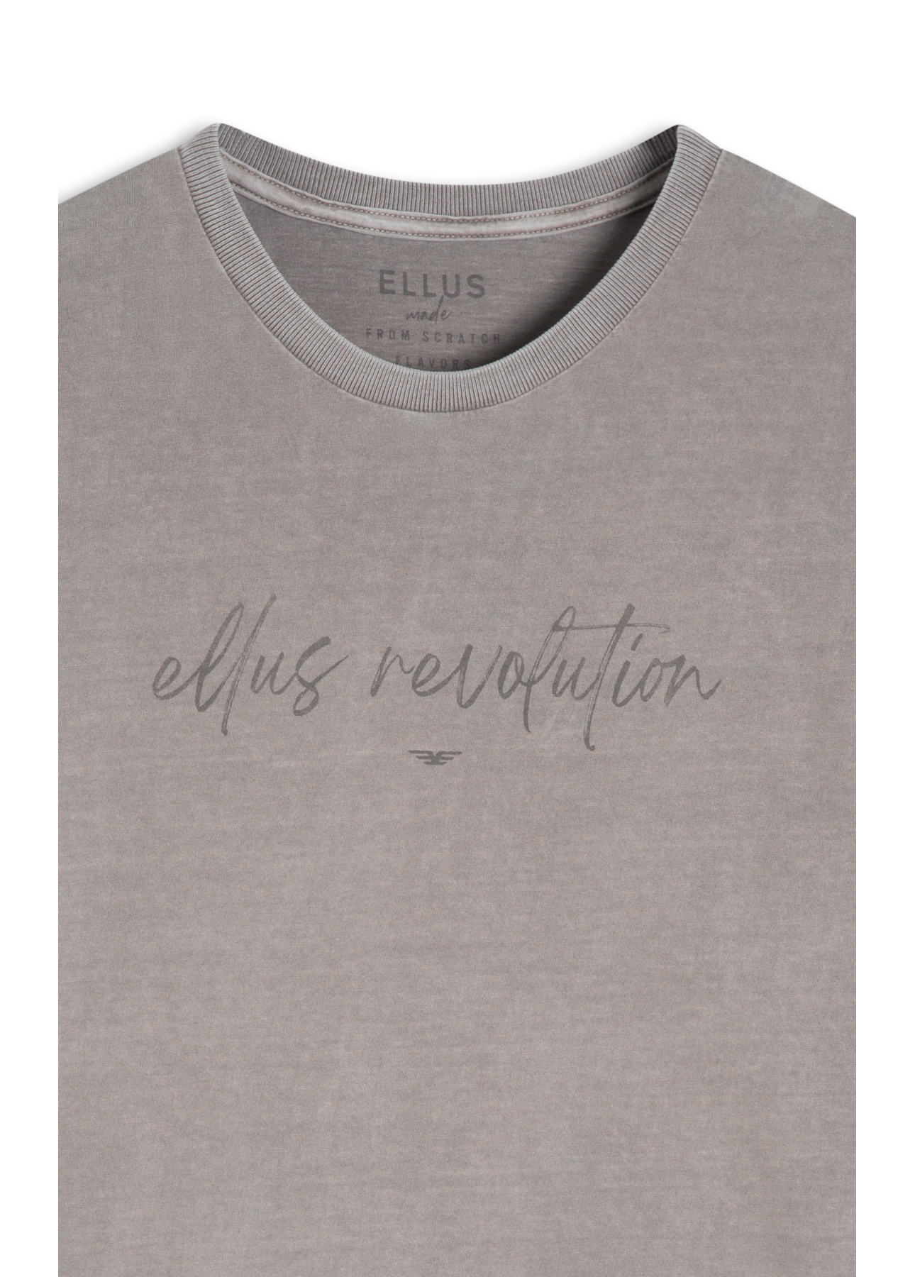 T-Shirt Washed Ellus Dlx Castor