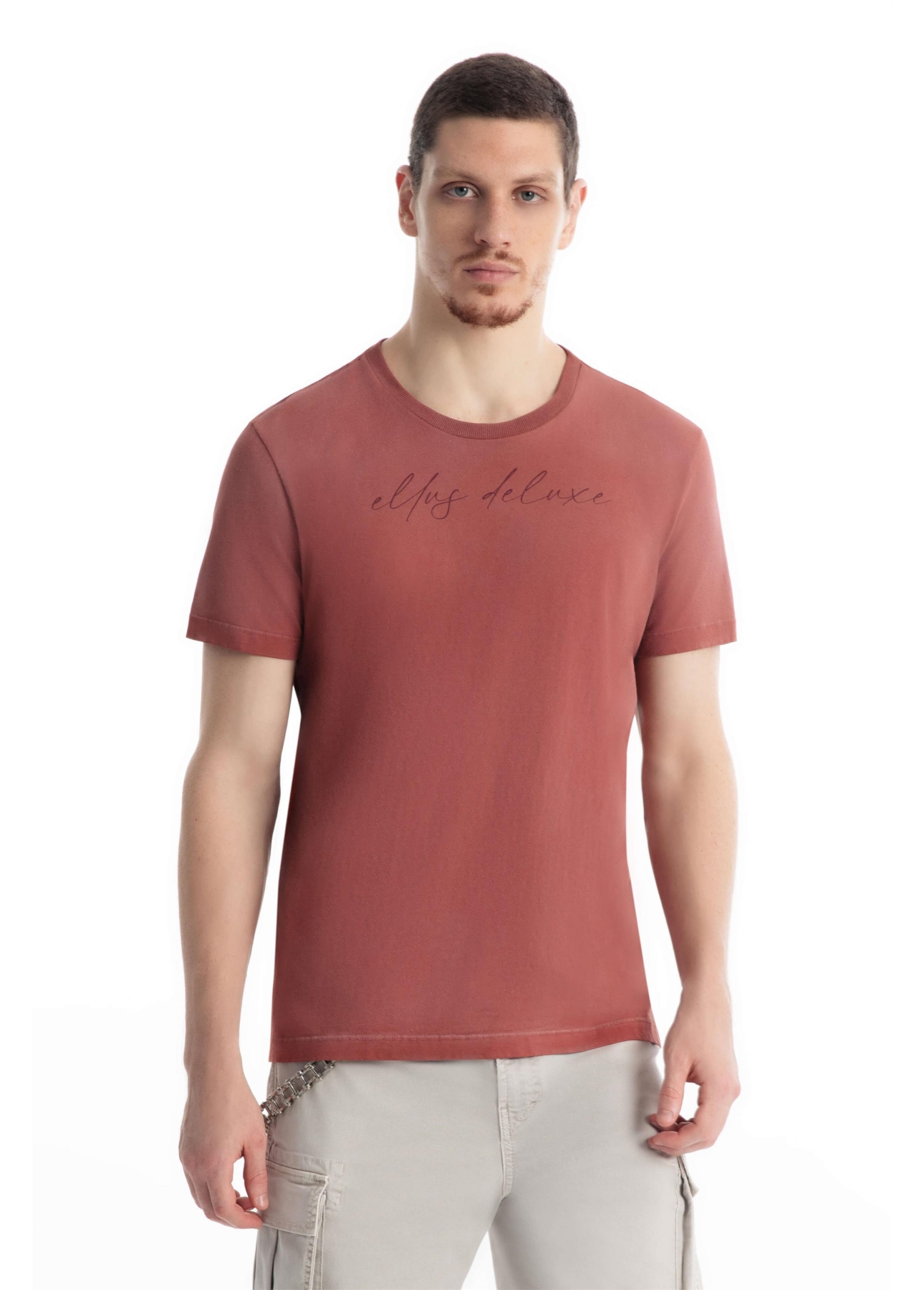 T-Shirt Washed Ellus  Goiaba