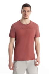 T-Shirt Washed Ellus  Goiaba