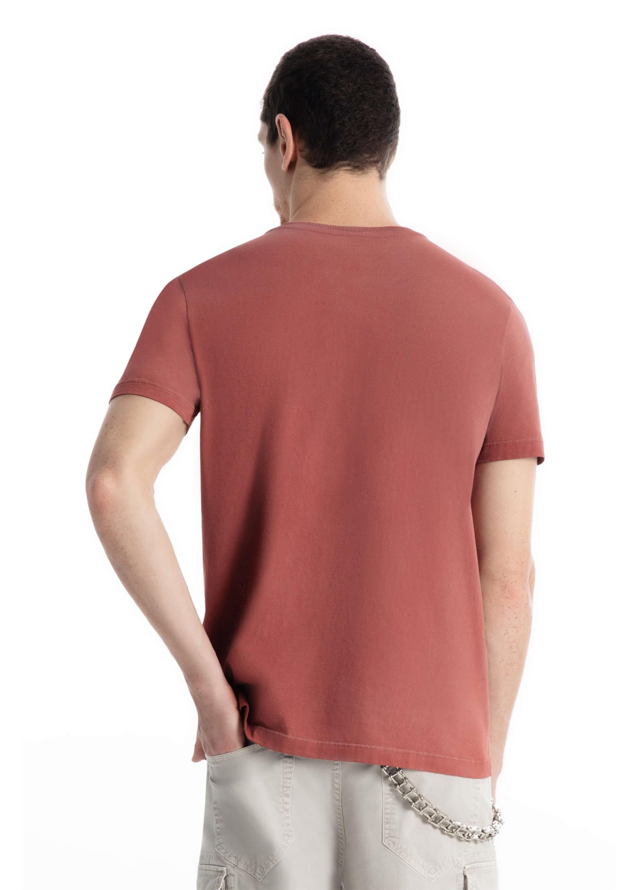 T-Shirt Washed Ellus  Goiaba