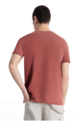 T-Shirt Washed Ellus  Goiaba