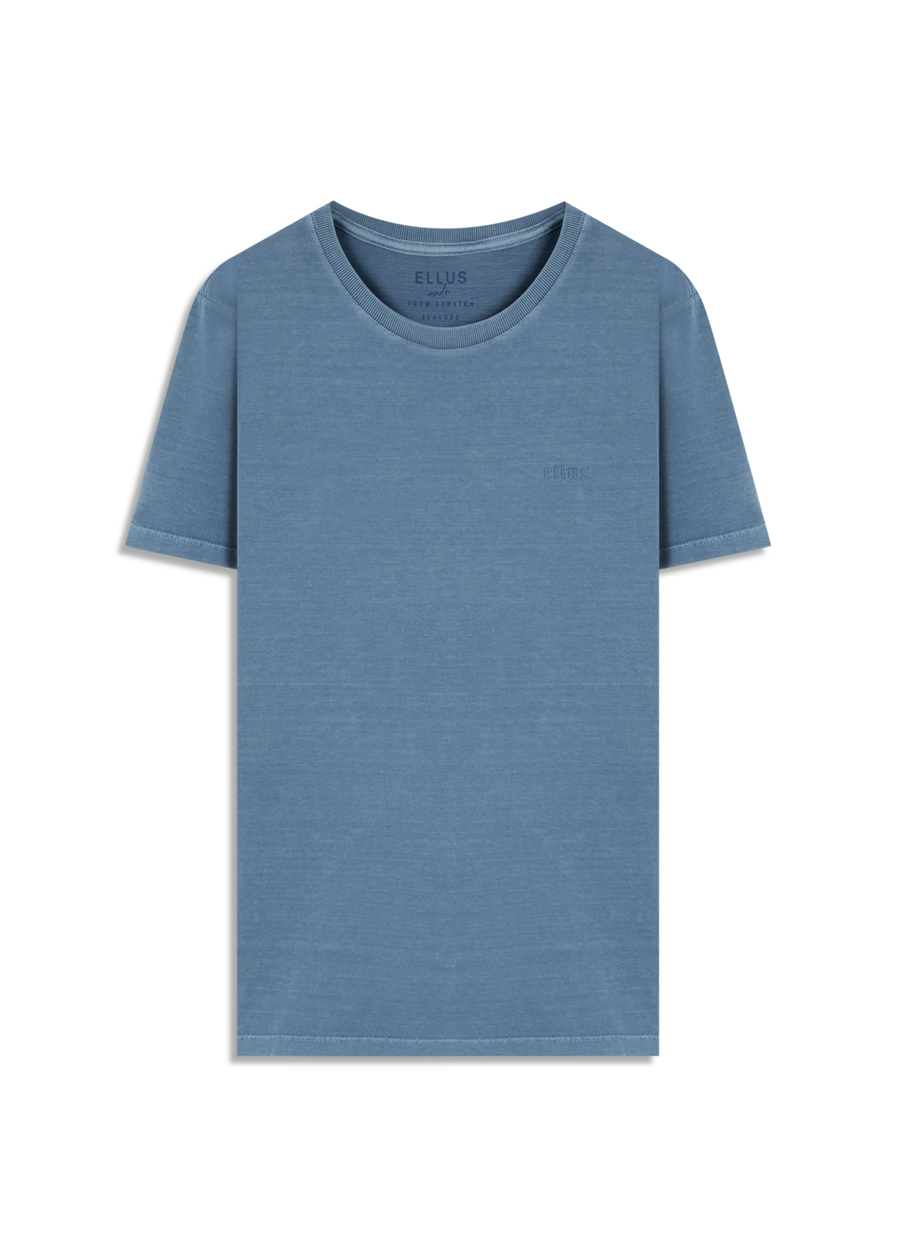 T-Shirt Washed Ellus Gothic Azul Pervante