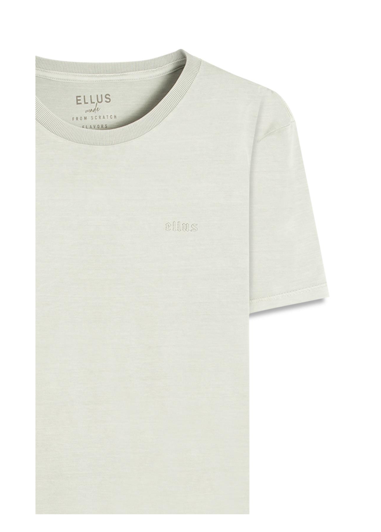 T-Shirt Washed Ellus Gothic Azul Seco