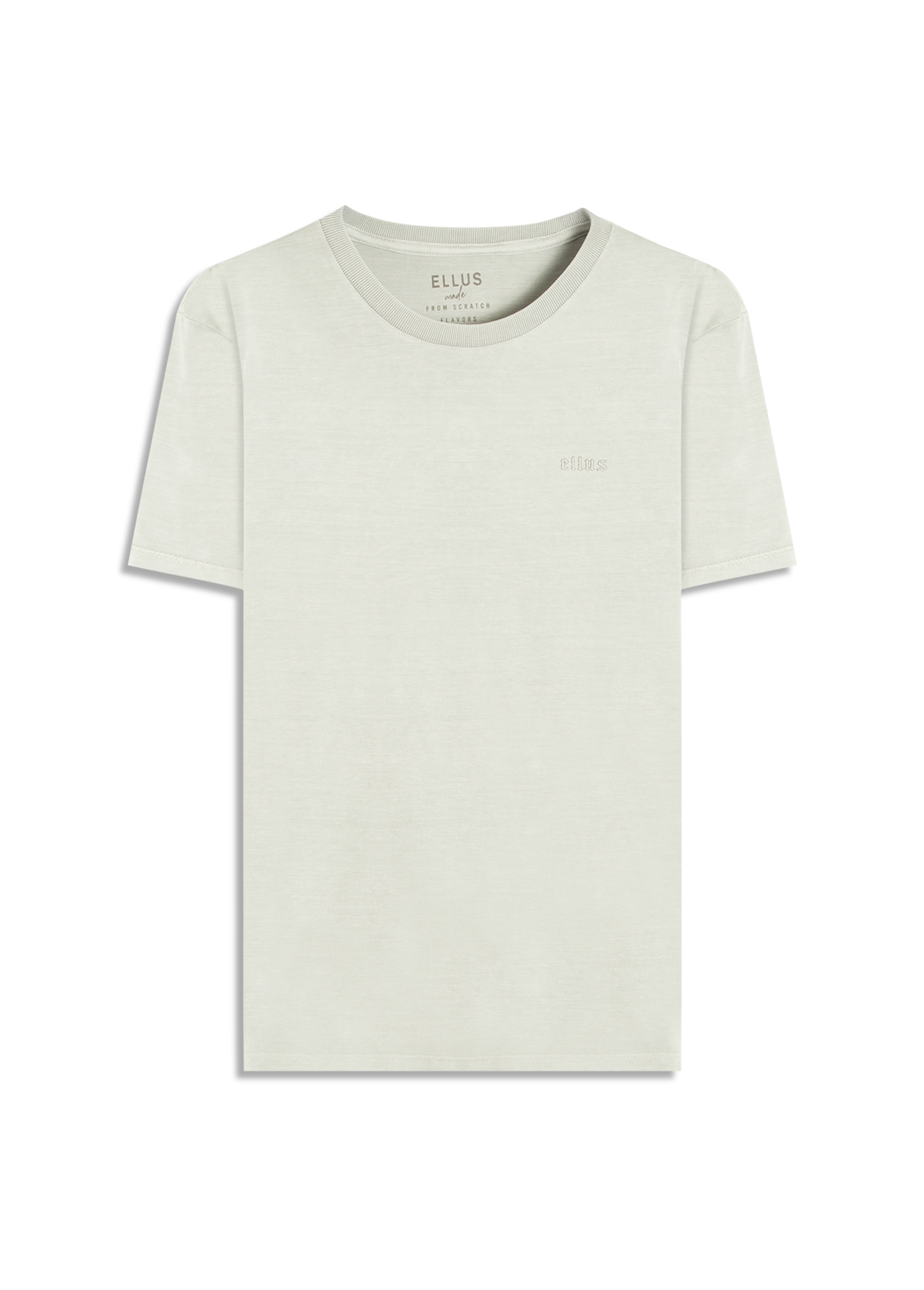 T-Shirt Washed Ellus Gothic Azul Seco