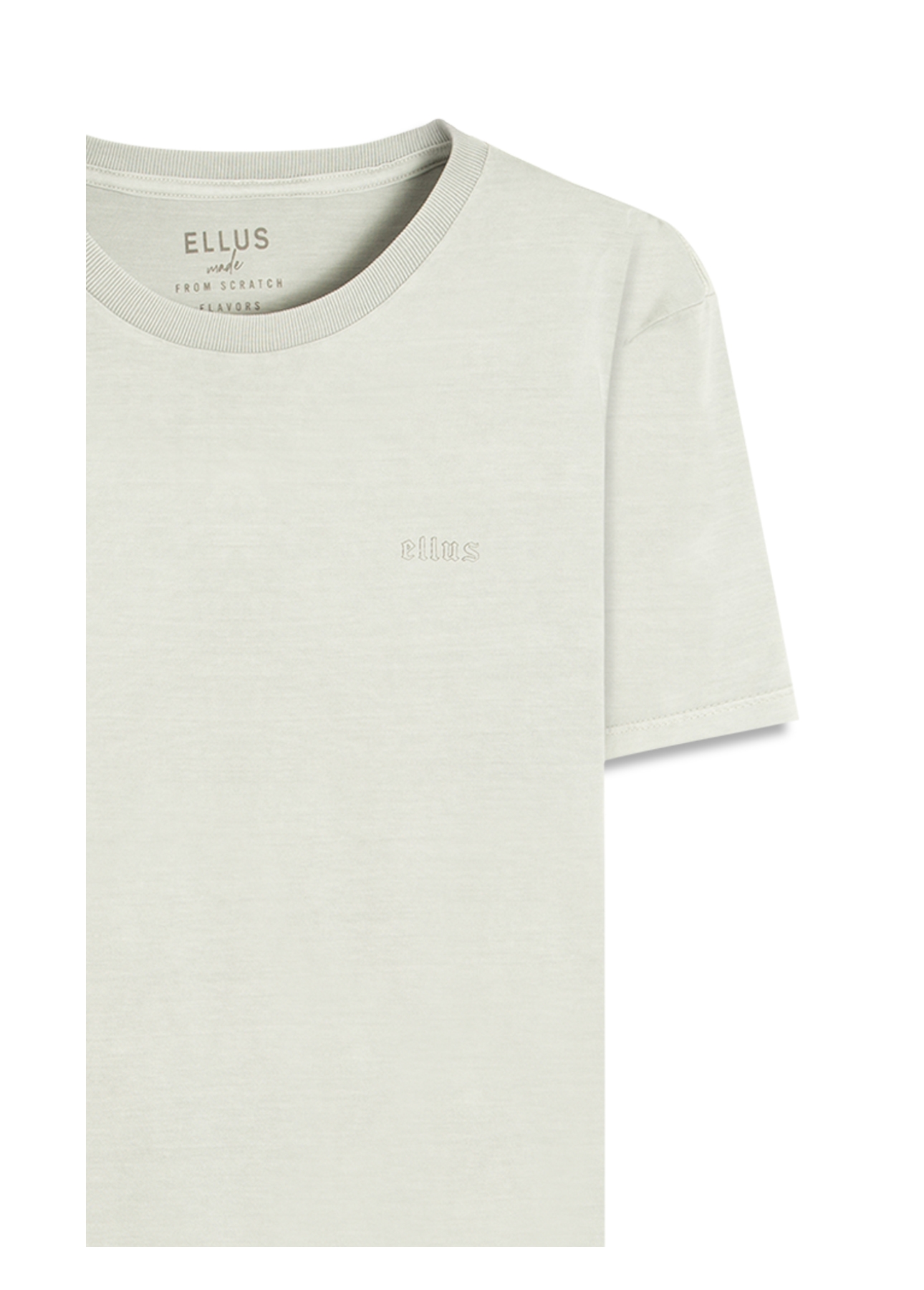 T-Shirt Washed Ellus Gothic Azul Seco
