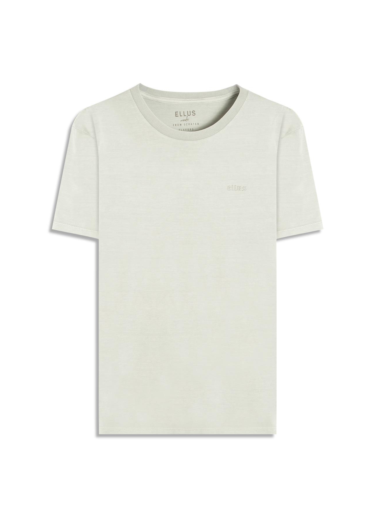 T-Shirt Washed Ellus Gothic Azul Seco