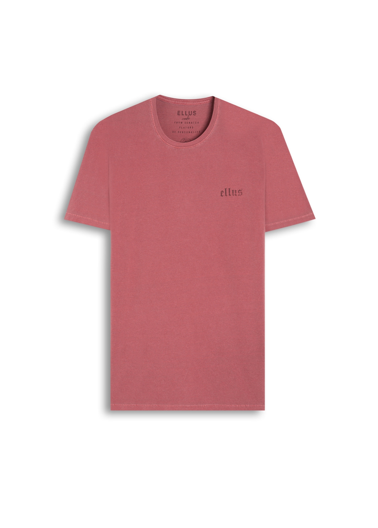 T-Shirt Washed Ellus Gothic Cereja